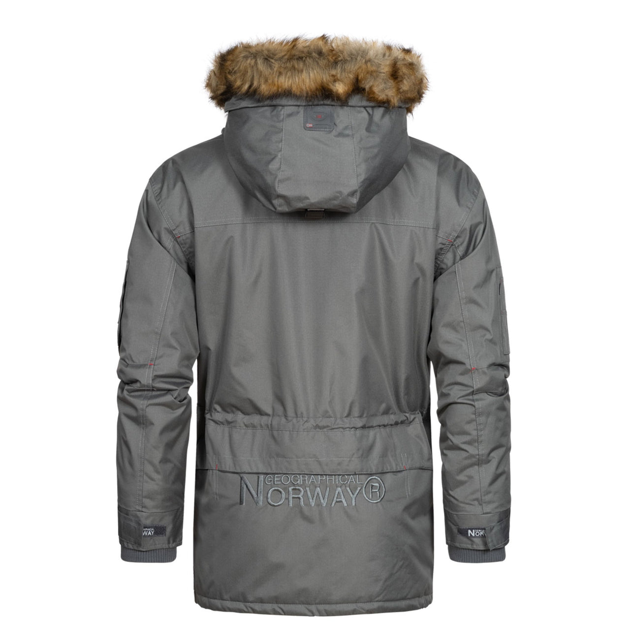 Geographical Norway Abiosaure Homme - Parka chaude à capuche Gris Fonce - Geographical Norway - S Gris Fonce