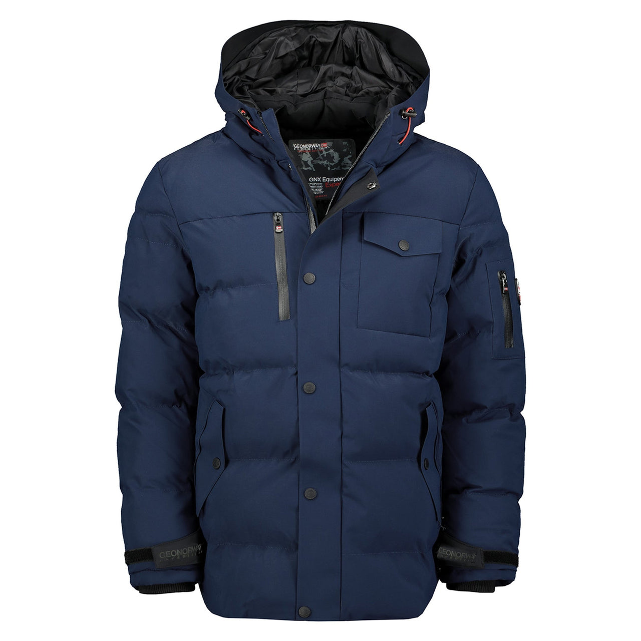 Geographical Norway Aldesto Homme - Parka à capuche Marine - Geographical Norway - S Marine