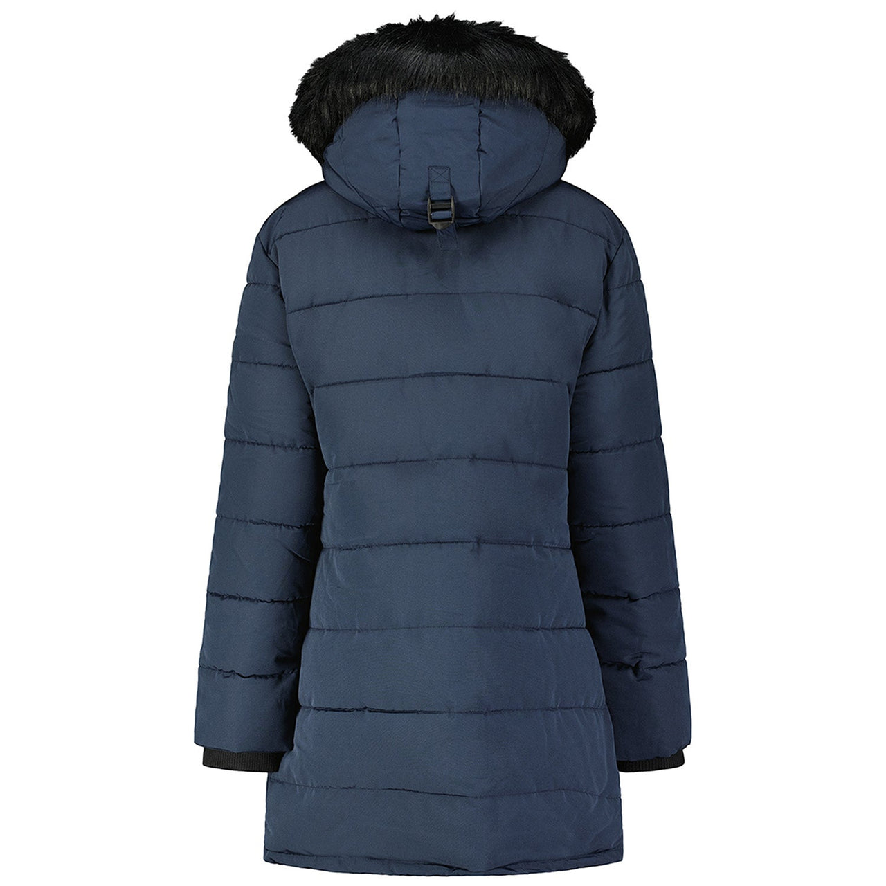 Geographical Norway Autruche Femme - Doudoune Longue Marine - Geographical Norway - S Marine