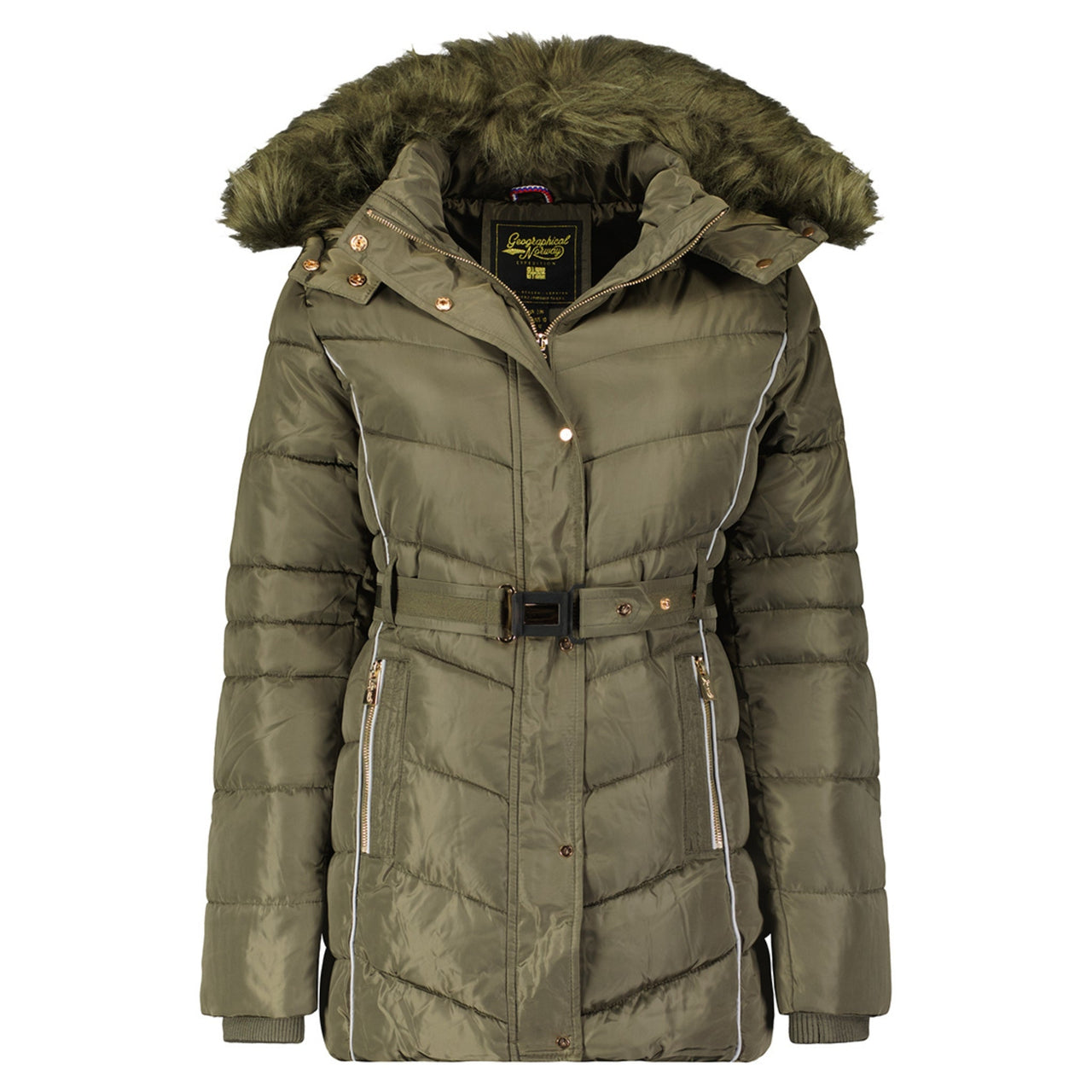 Geographical Norway Becky Femme - Parka femme Kaki - Geographical Norway - S Kaki