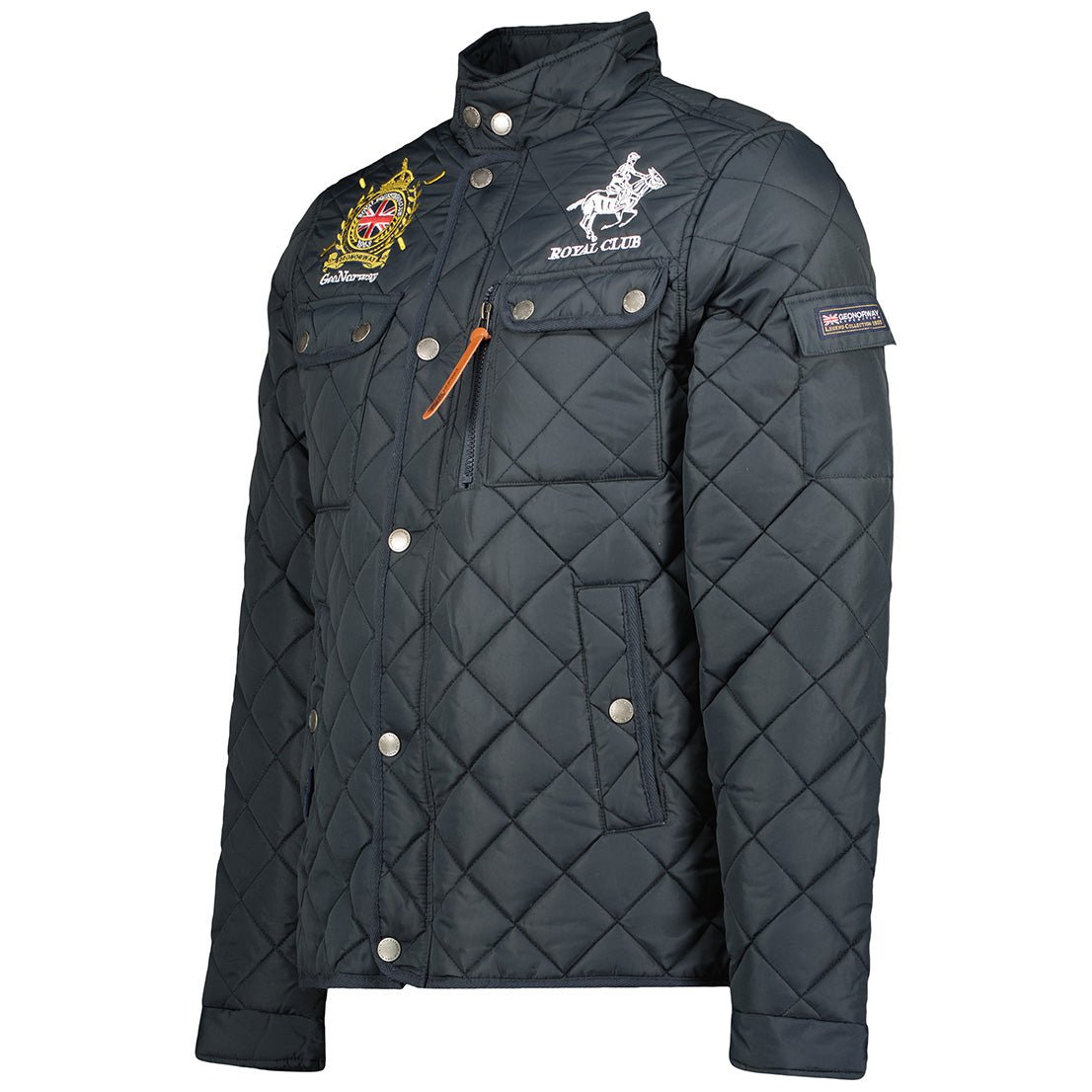 Geographical Norway Belificio Homme - Blouson Matelassé Marine - Geographical Norway - S Marine