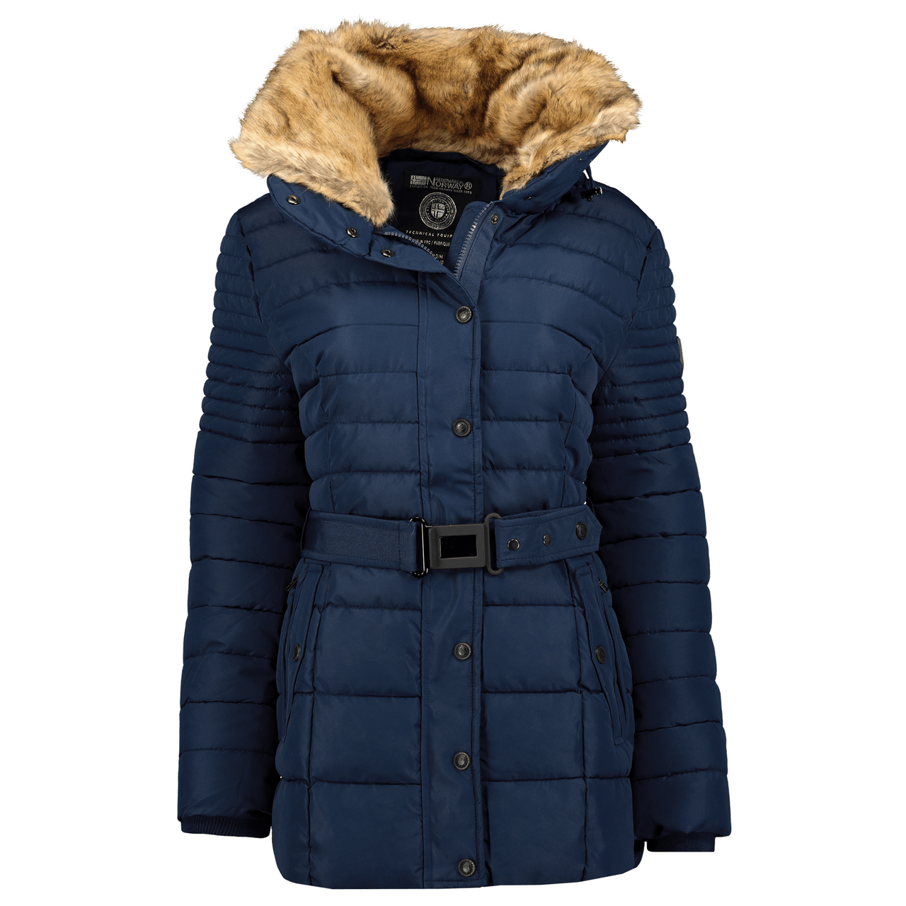 Geographical Norway Bellena Femme - Parka matelassée Marine - Geographical Norway - S Marine