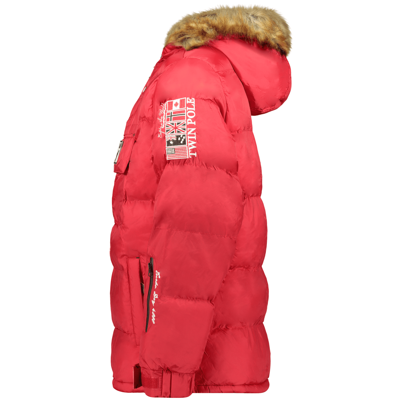 Geographical Norway Bilboquet Homme - Doudoune matelassée passe - tête Rouge - Geographical Norway - S Rouge