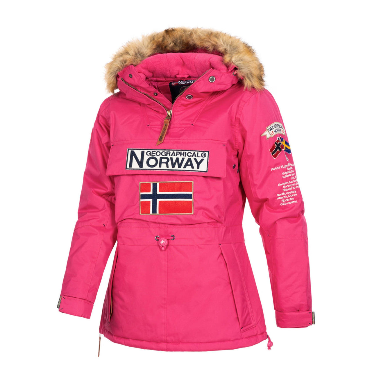 Geographical Norway Bridget Femme - Parka Rose Flash - Geographical Norway - S Rose Flash