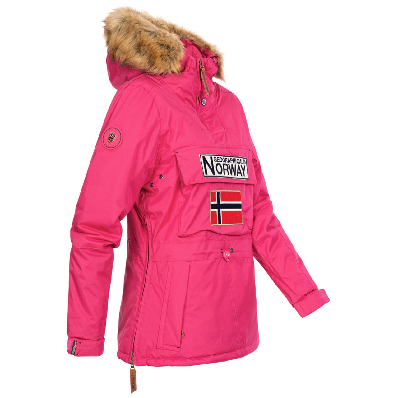 Geographical Norway Bridget Femme - Parka Rose Flash - Geographical Norway - S Rose Flash