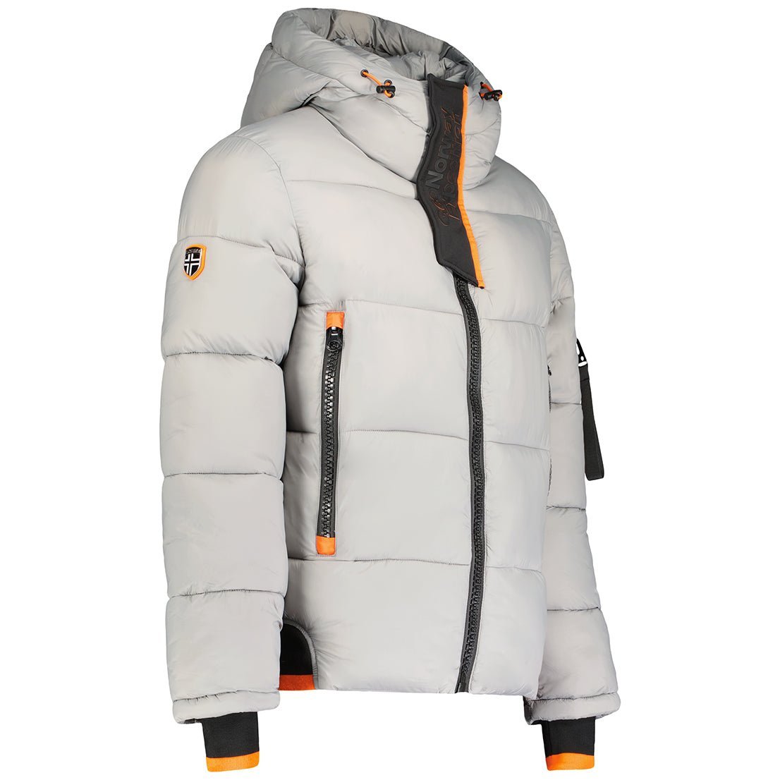 Geographical Norway Calix Homme - Blouson matelassé Gris Clair - Geographical Norway - S Gris Clair