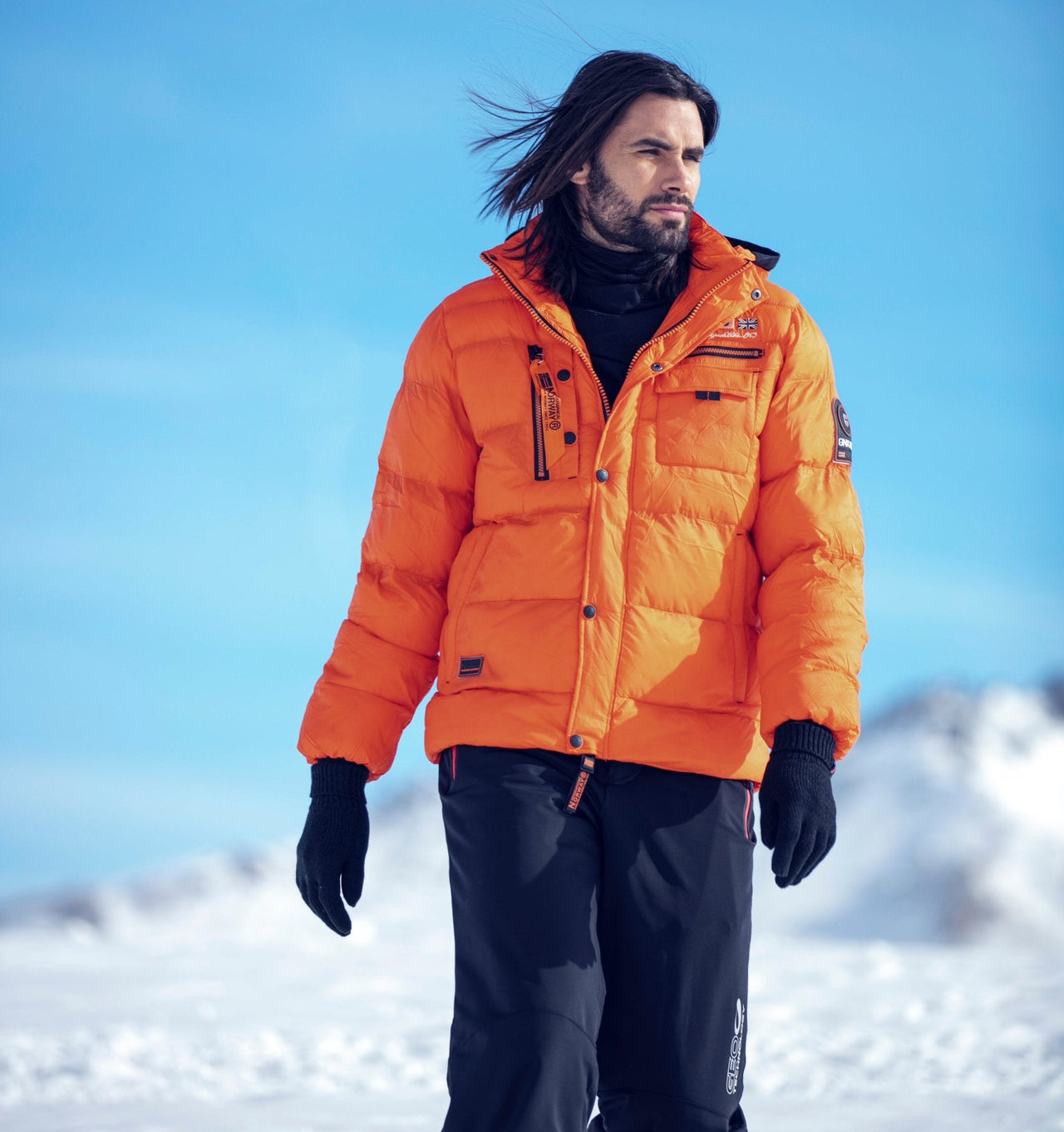 Geographical Norway Citernier Homme - Blouson matelassé Noir - Geographical Norway - S Noir