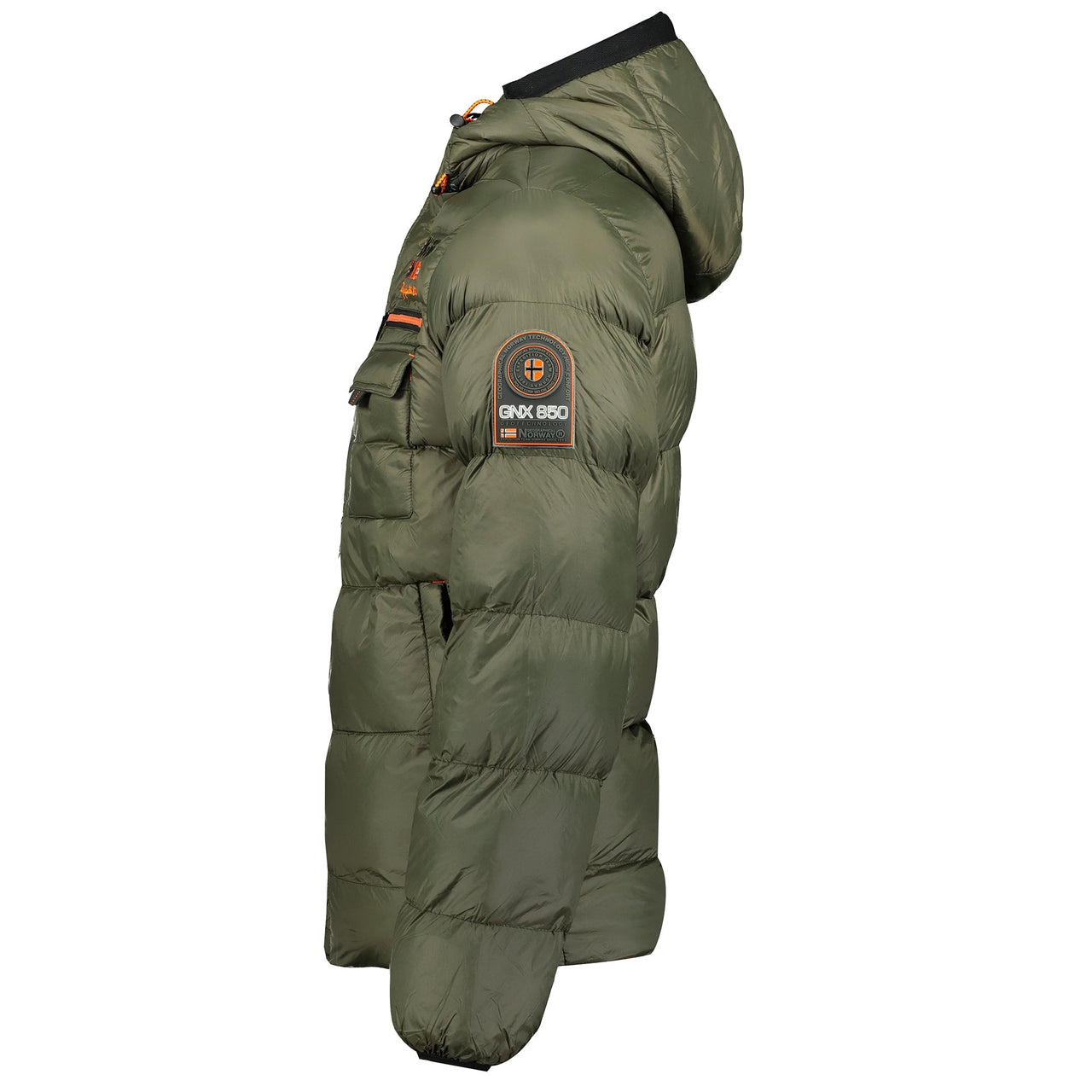 Geographical Norway Citernier Homme - Doudoune Matelassée Fantaisie Kaki - Geographical Norway - S Kaki