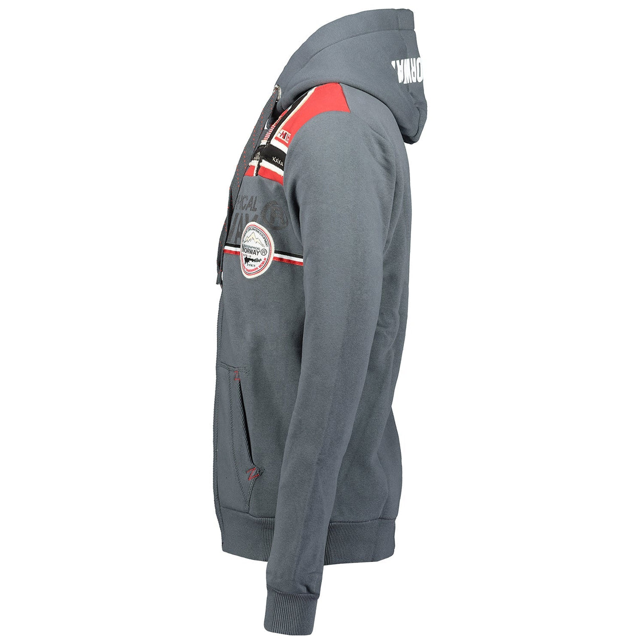 Geographical Norway Faponie Homme - Sweat homme à capuche Gris Foncé - Geographical Norway - S Gris Foncé