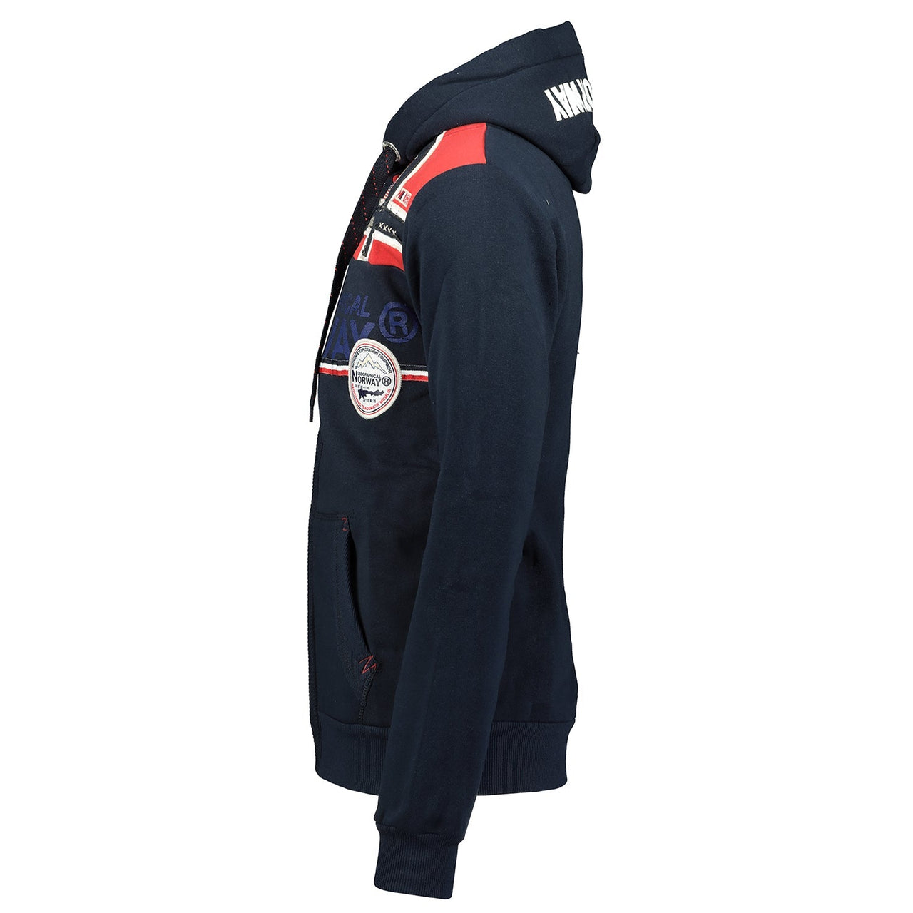 Geographical Norway Faponie Homme - Sweat homme à capuche Marine - Geographical Norway - S Marine
