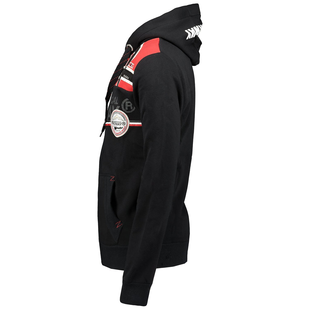 Geographical Norway Faponie Homme - Sweat homme à capuche Noir - Geographical Norway - S Noir