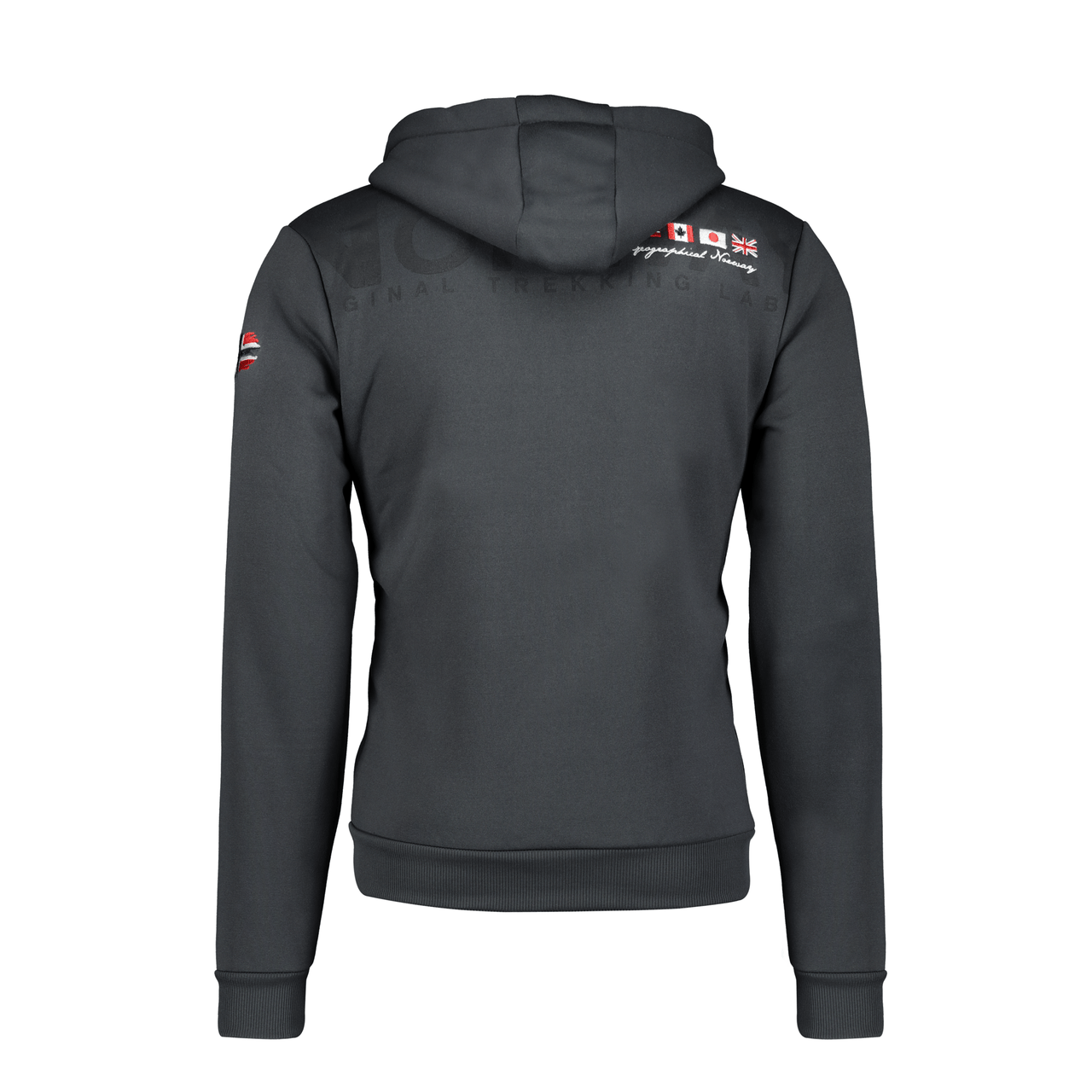 Geographical Norway Fespote Homme - Sweat à capuche Gris Foncé - Geographical Norway - S Gris Foncé