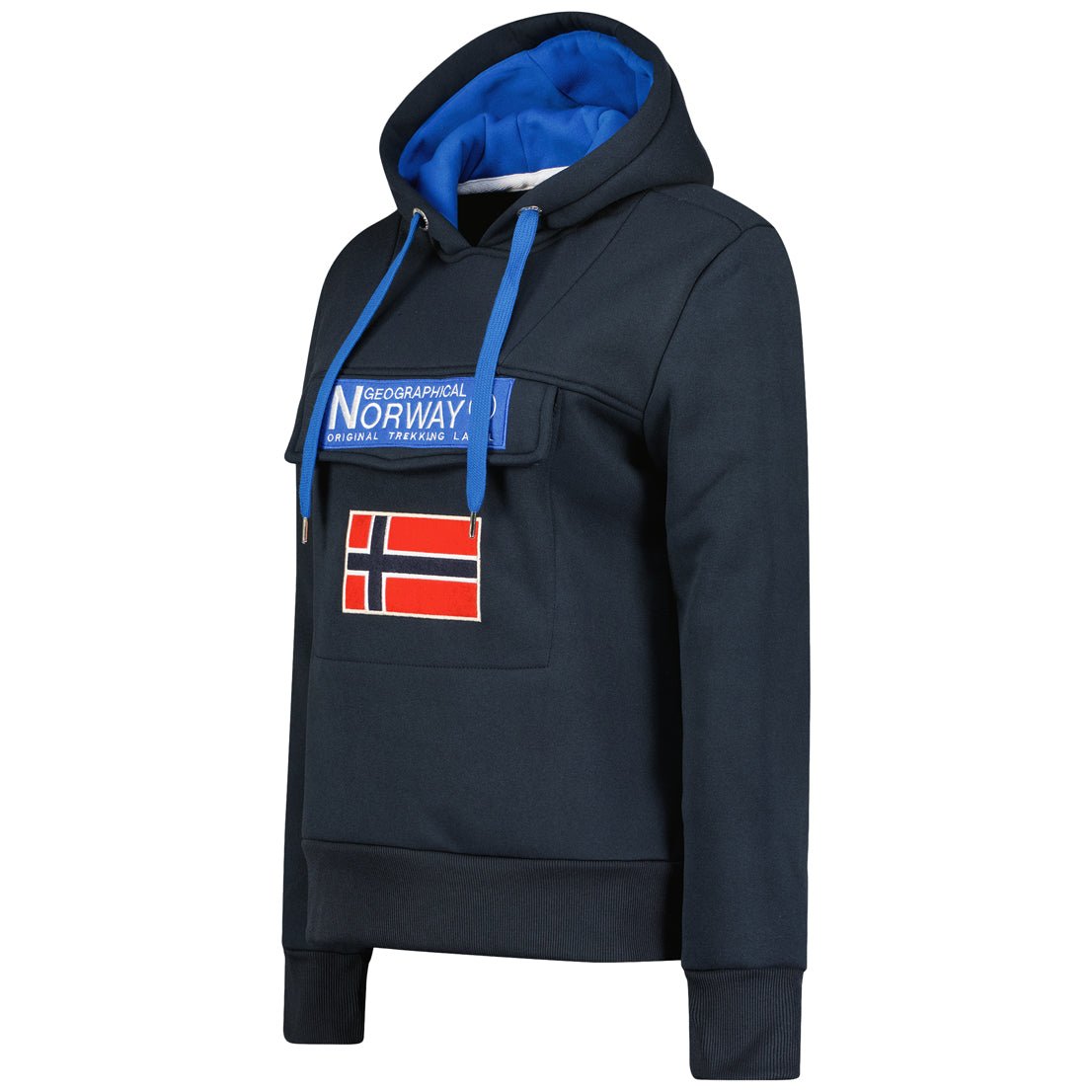 Geographical Norway Gadrien Femme Marine - Sweat à capuche Marine - Geographical Norway - S Marine