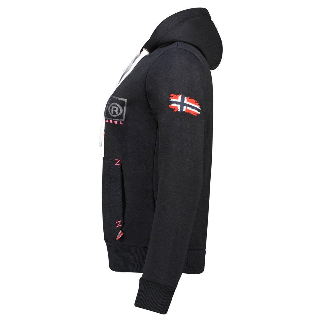 Geographical Norway Gasic Femme - Sweat à Capuche Noir - Geographical Norway - S Noir