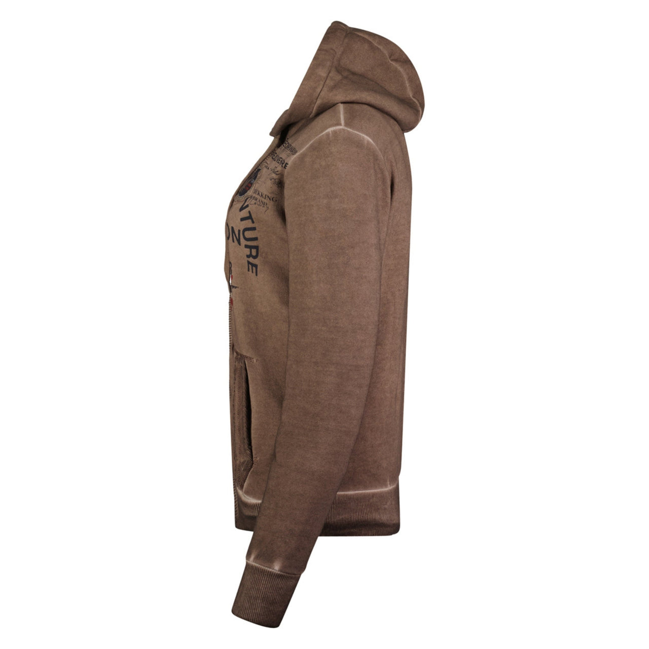 Geographical Norway Gergen Femme - Sweat zippé Taupe - Geographical Norway - S Taupe