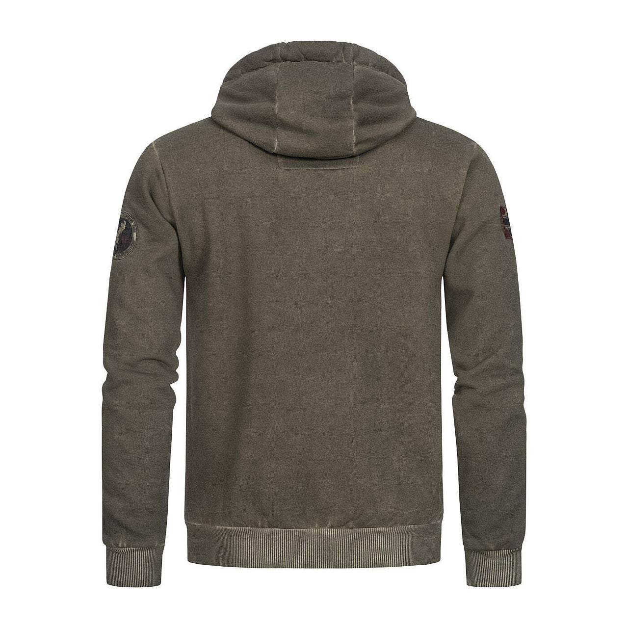 Geographical Norway Gimdo Homme - Sweat à capuche Kaki - Geographical Norway - S Kaki