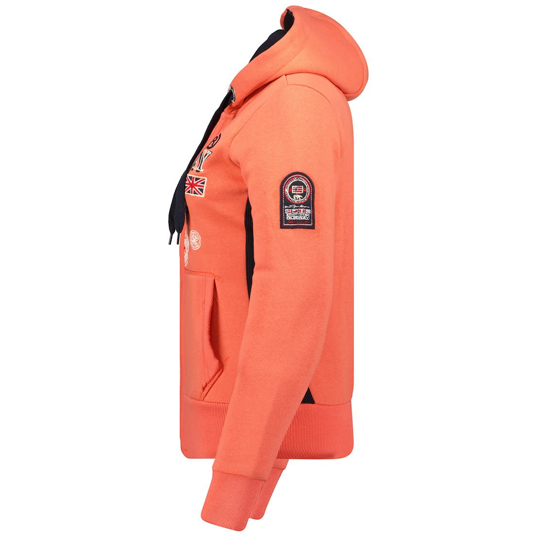 Geographical Norway Gladys Femme - Sweat Corail - Geographical Norway - S Corail