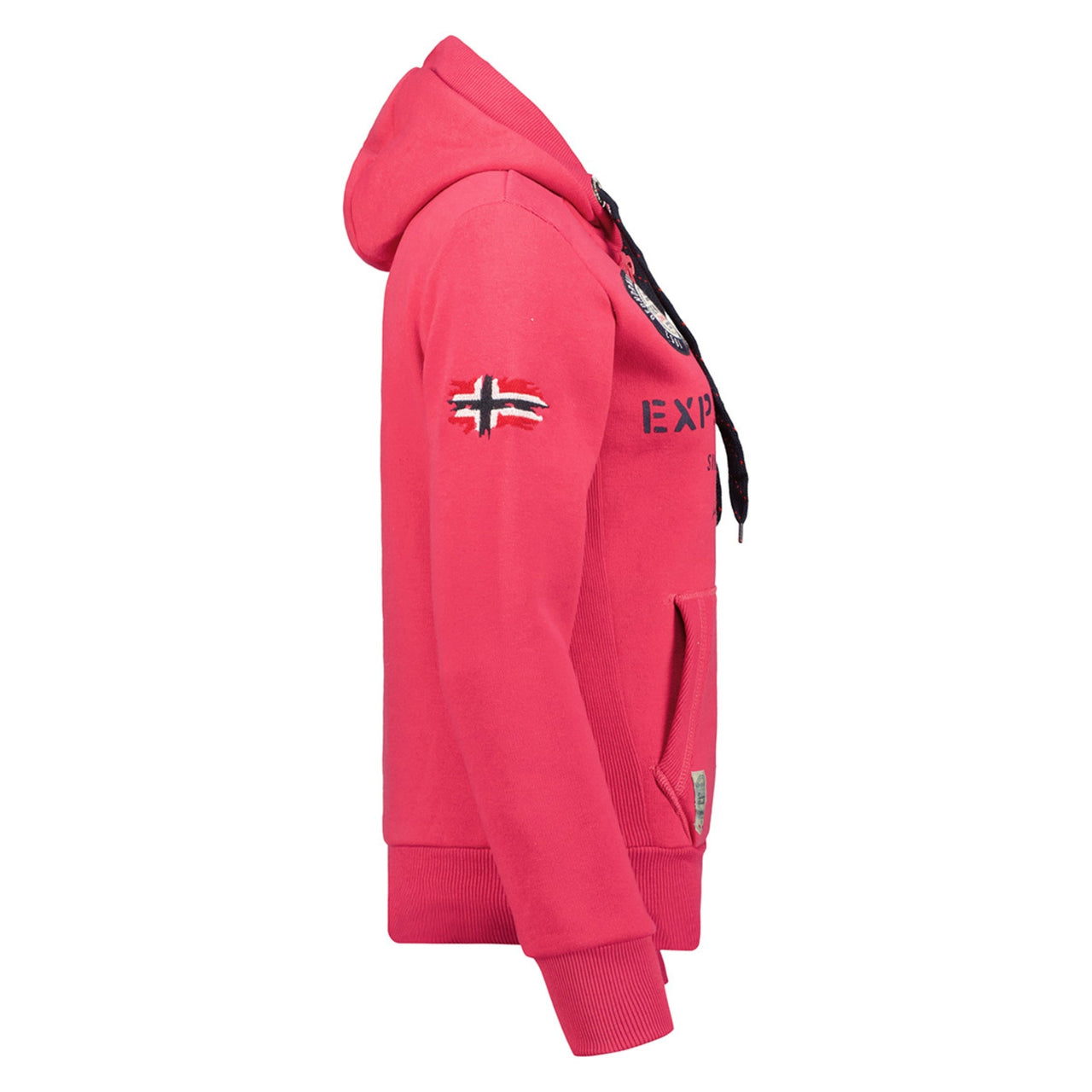 Geographical Norway Goptaine Femme - Sweat passe - tête Rose Flash - Geographical Norway - S Rose Flash