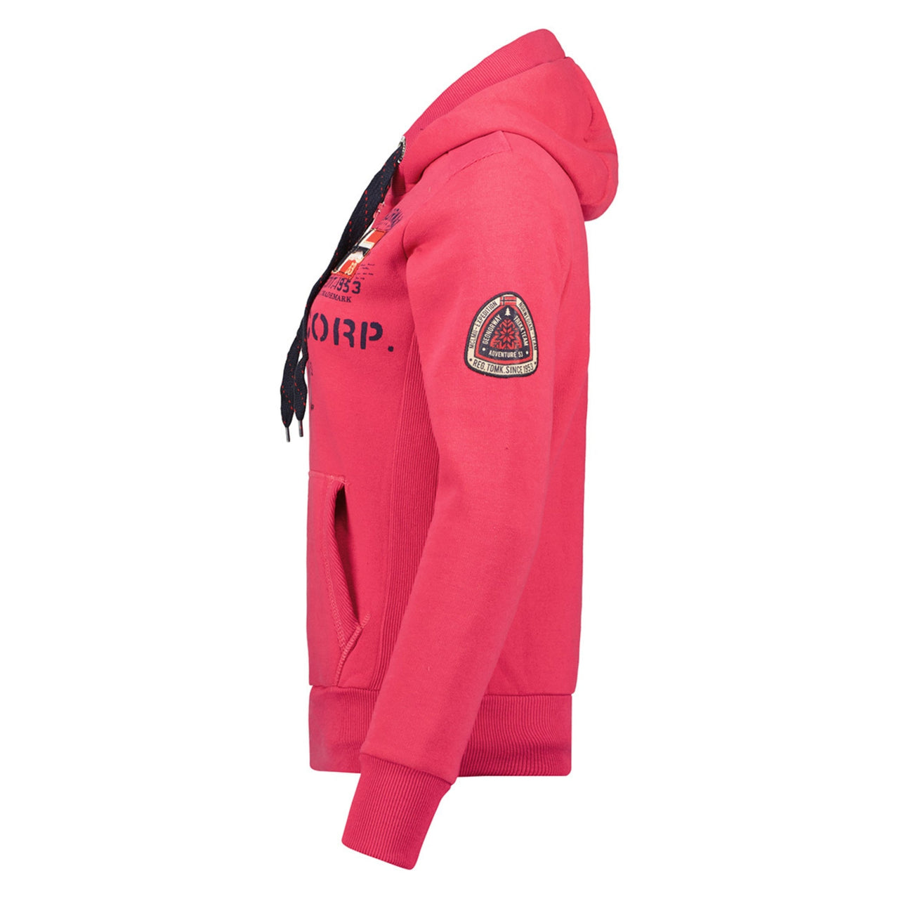 Geographical Norway Goptaine Femme - Sweat passe - tête Rose Flash - Geographical Norway - S Rose Flash