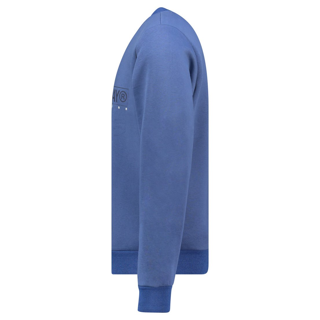 Geographical Norway Gotrun - Sweat Homme Passe - Tête avec Impressions sur le Devant Bleu - Geographical Norway - S Bleu