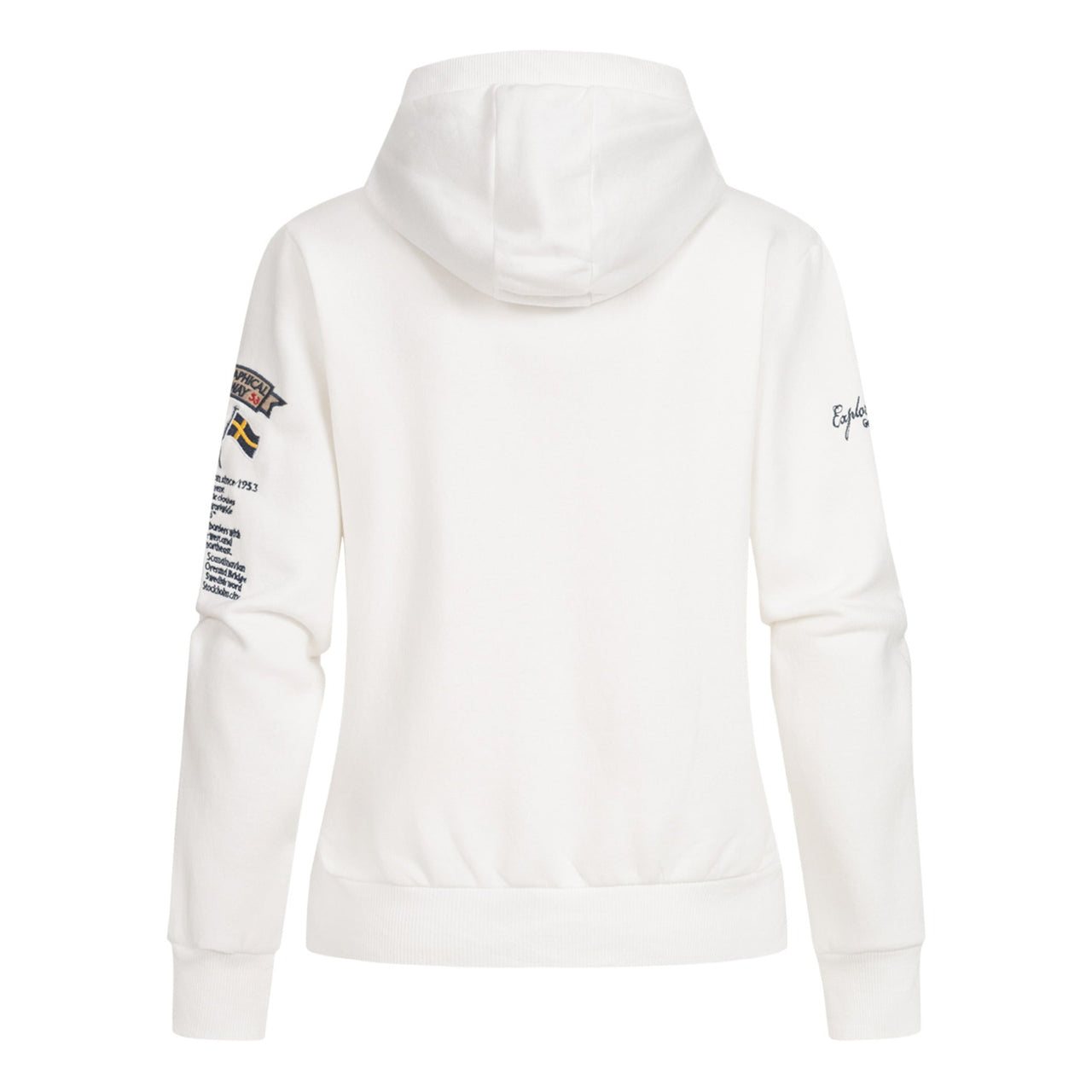 Geographical Norway Gymclass Femme - Sweat à capuche Blanc - Geographical Norway - S Blanc