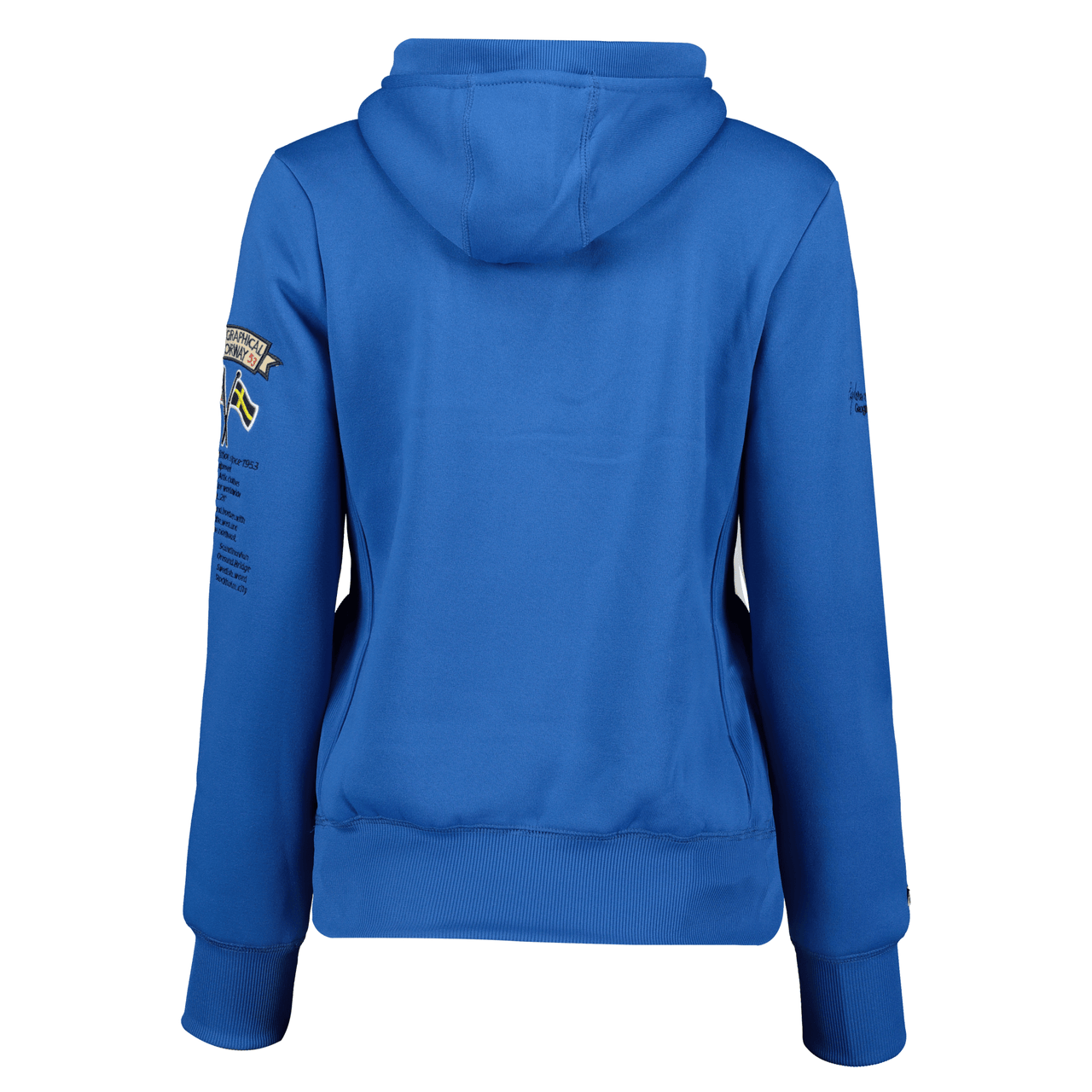 Geographical Norway Gymclass Femme - Sweat à capuche Bleu Royal - Geographical Norway - S Bleu Royal