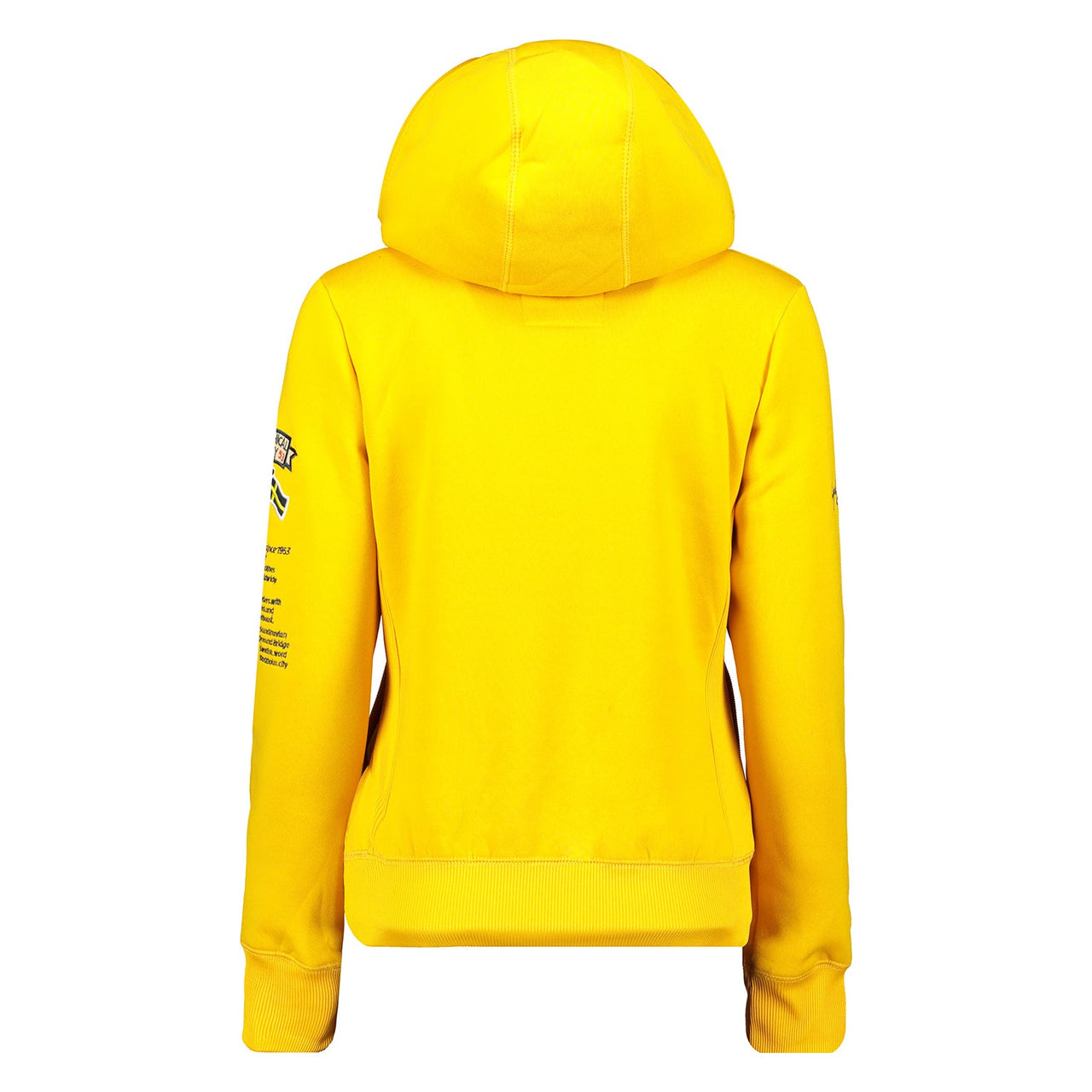 Geographical Norway Gymclass Femme - Sweat à capuche Moutarde - Geographical Norway - S Moutarde