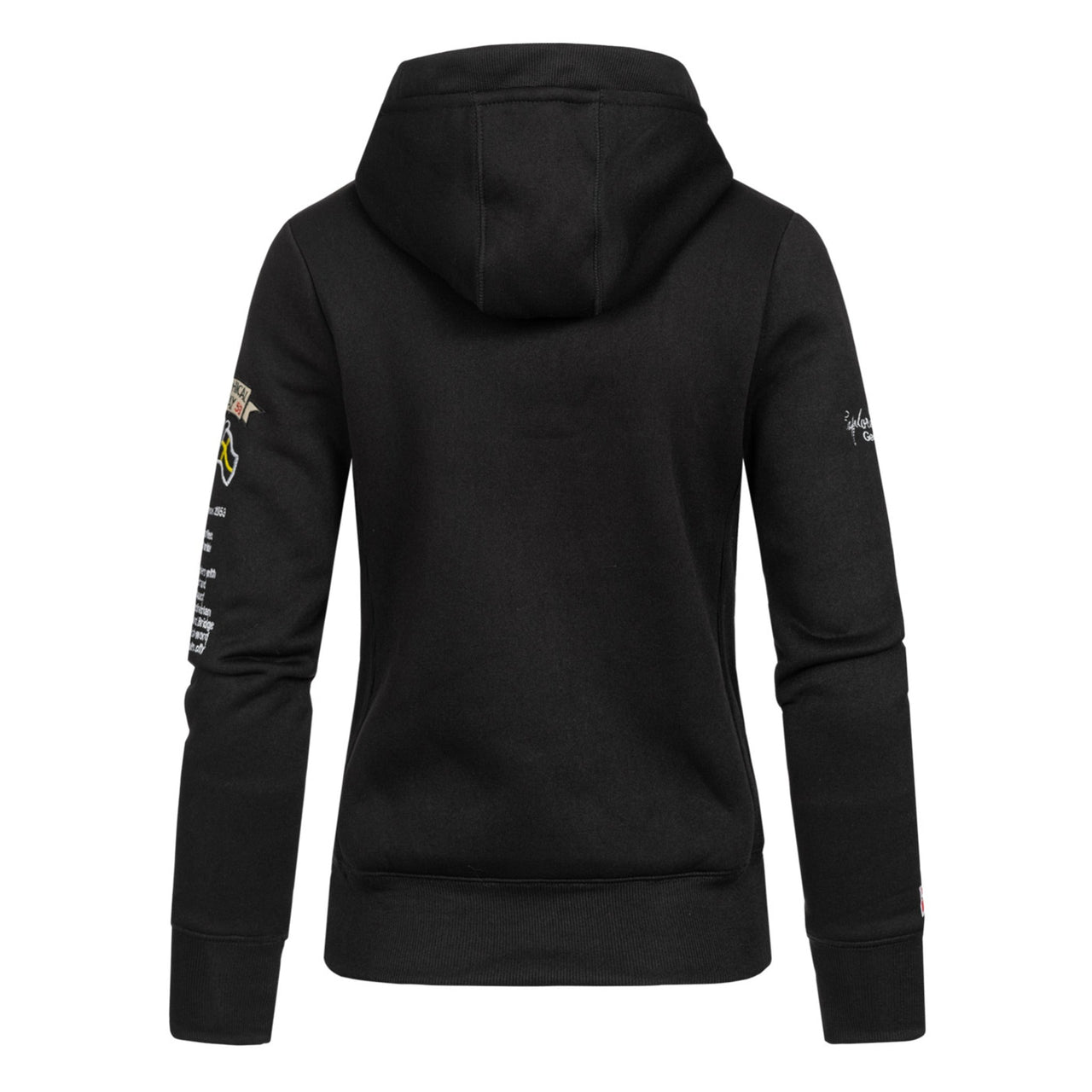 Geographical Norway Gymclass Femme - Sweat à capuche Noir - Geographical Norway - S Noir
