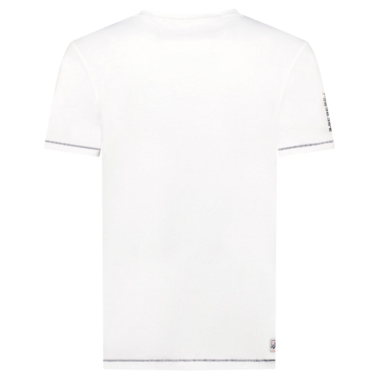 Geographical Norway JALVINIO Homme - T-shirt manches courtes, col rond Blanc - Geographical Norway - S Blanc