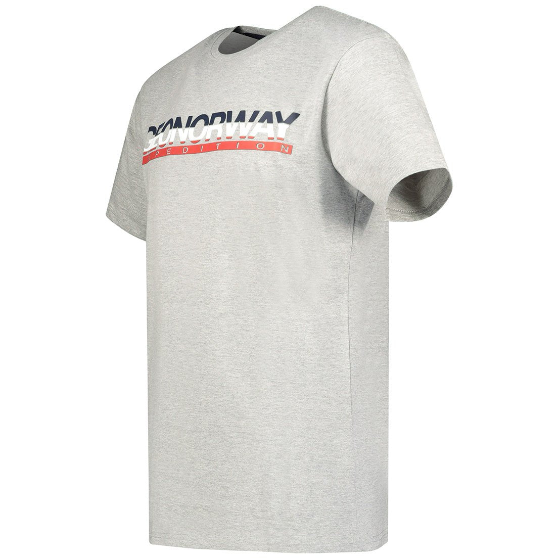 Geographical Norway Jordo Homme - T-shirt Manches Courtes Gris - Geographical Norway - L Gris