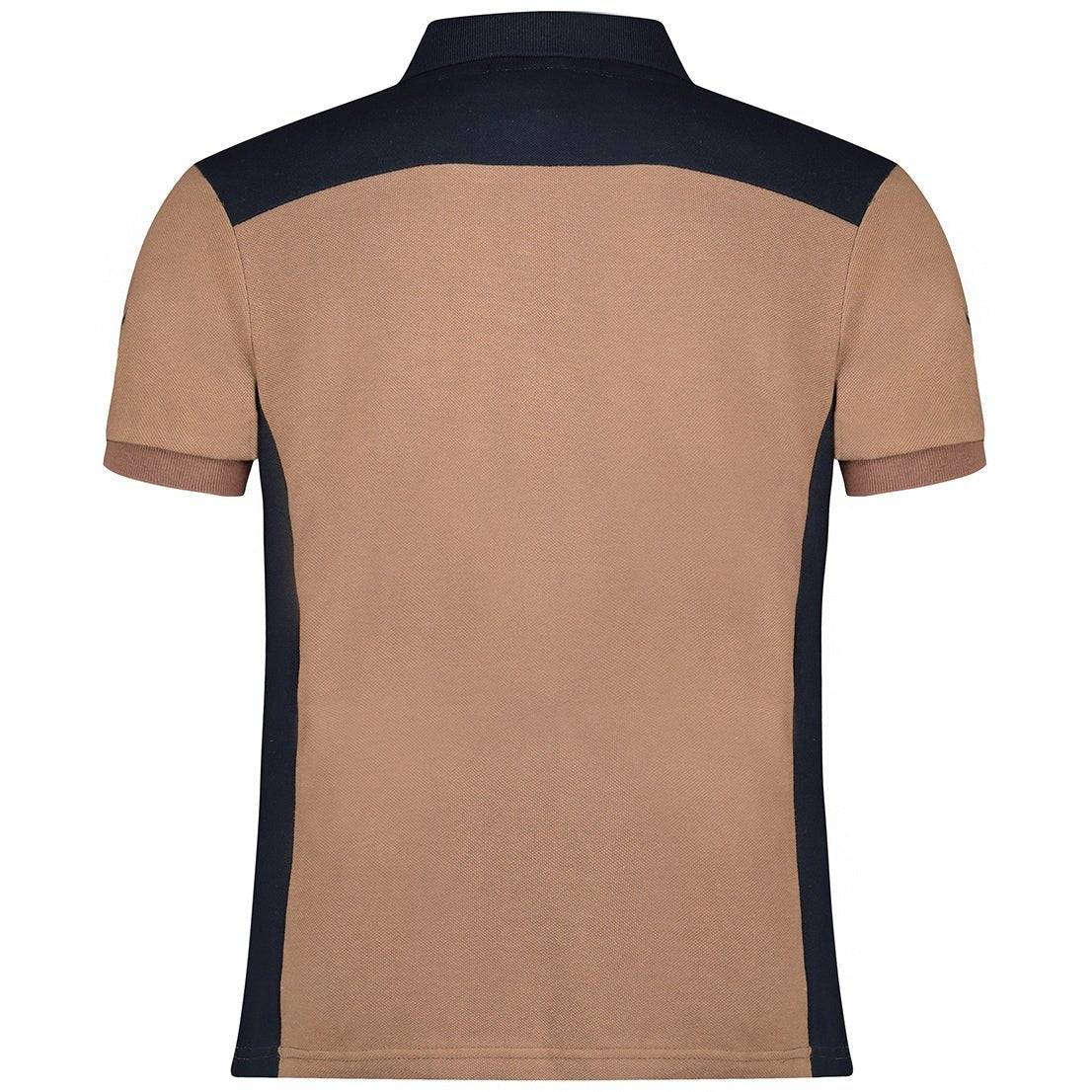 Geographical Norway Kupcorn Homme - Polo Manches Courtes, Impressions et Badge Brodé Taupe - Geographical Norway - S Taupe