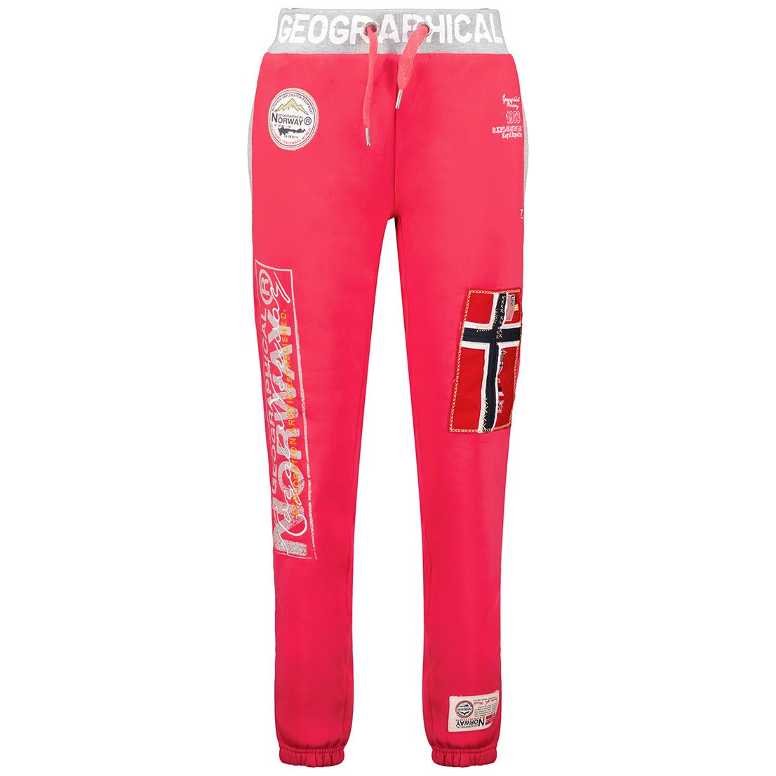 Geographical Norway Myer Femme - Pantalon de jogging bas resserré Rose Flash Rose Flash - Geographical Norway - S Rose Flash