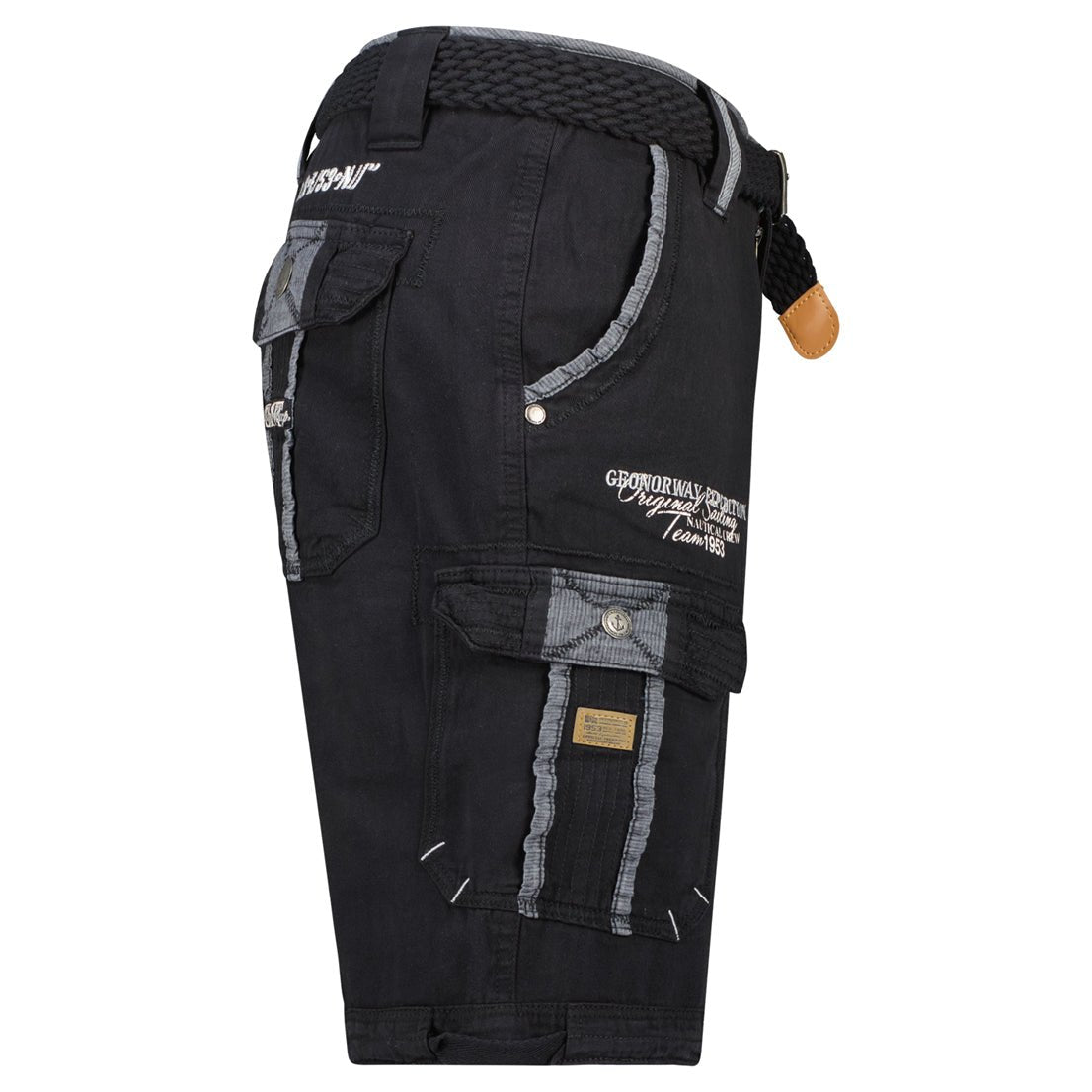 Geographical Norway Paillette Homme - Bermuda Noir - Geographical Norway - 3XL Noir