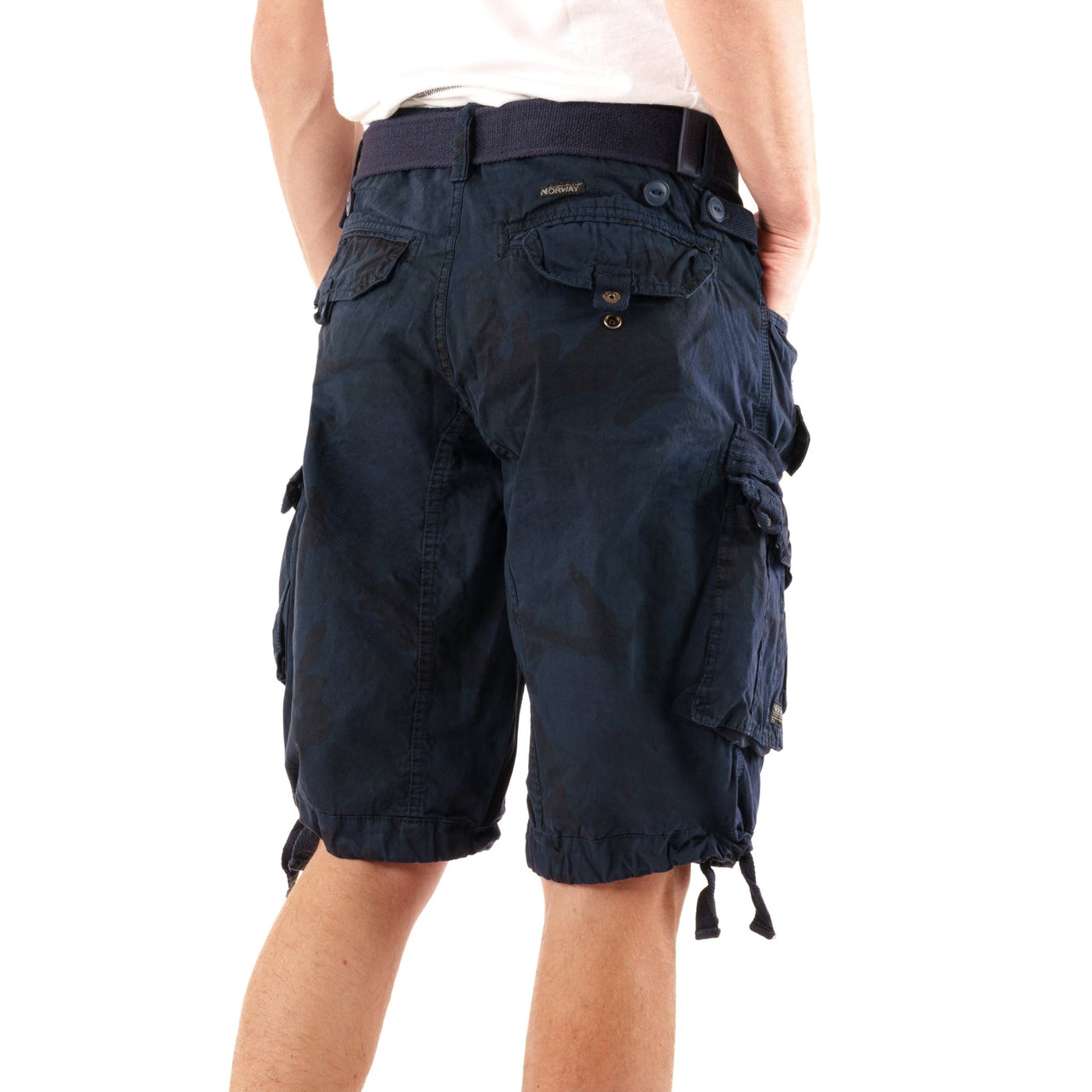 Geographical Norway Panoramique Homme - Bermuda Camo Marine - Geographical Norway - S Camo Marine