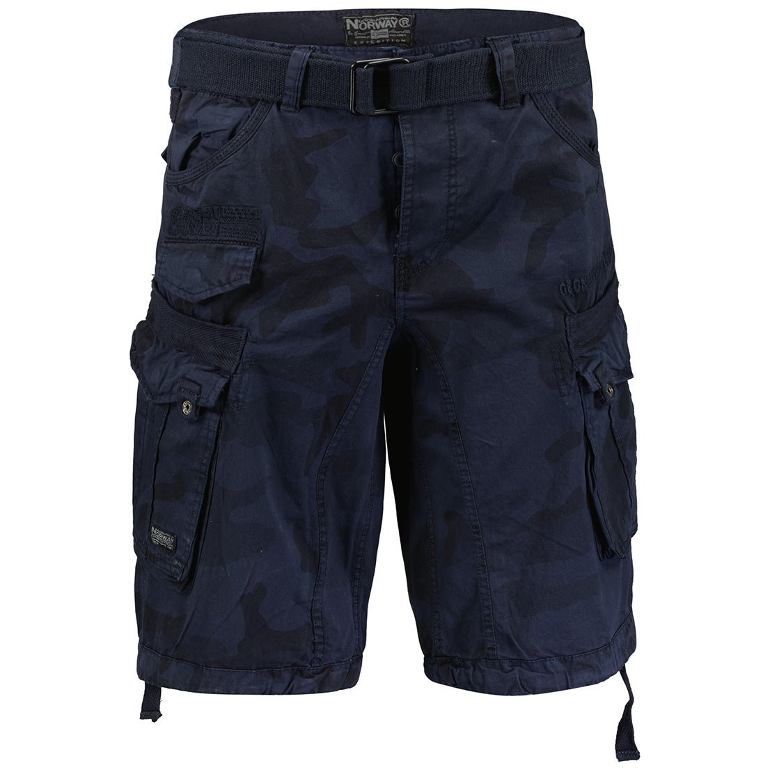 Geographical Norway Panoramique Homme - Bermuda Camo Marine - Geographical Norway - S Camo Marine