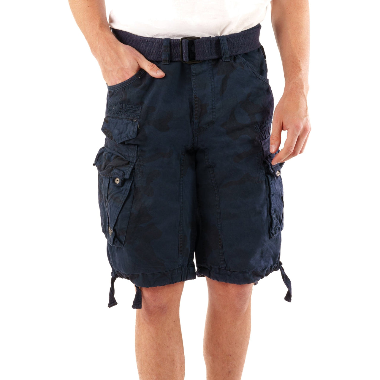 Geographical Norway Panoramique Homme - Bermuda Camo Marine - Geographical Norway - S Camo Marine