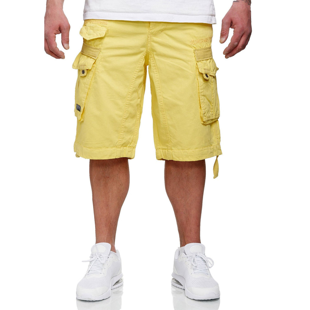 Geographical Norway Panoramique Homme - Bermuda Jaune - Geographical Norway - S Jaune