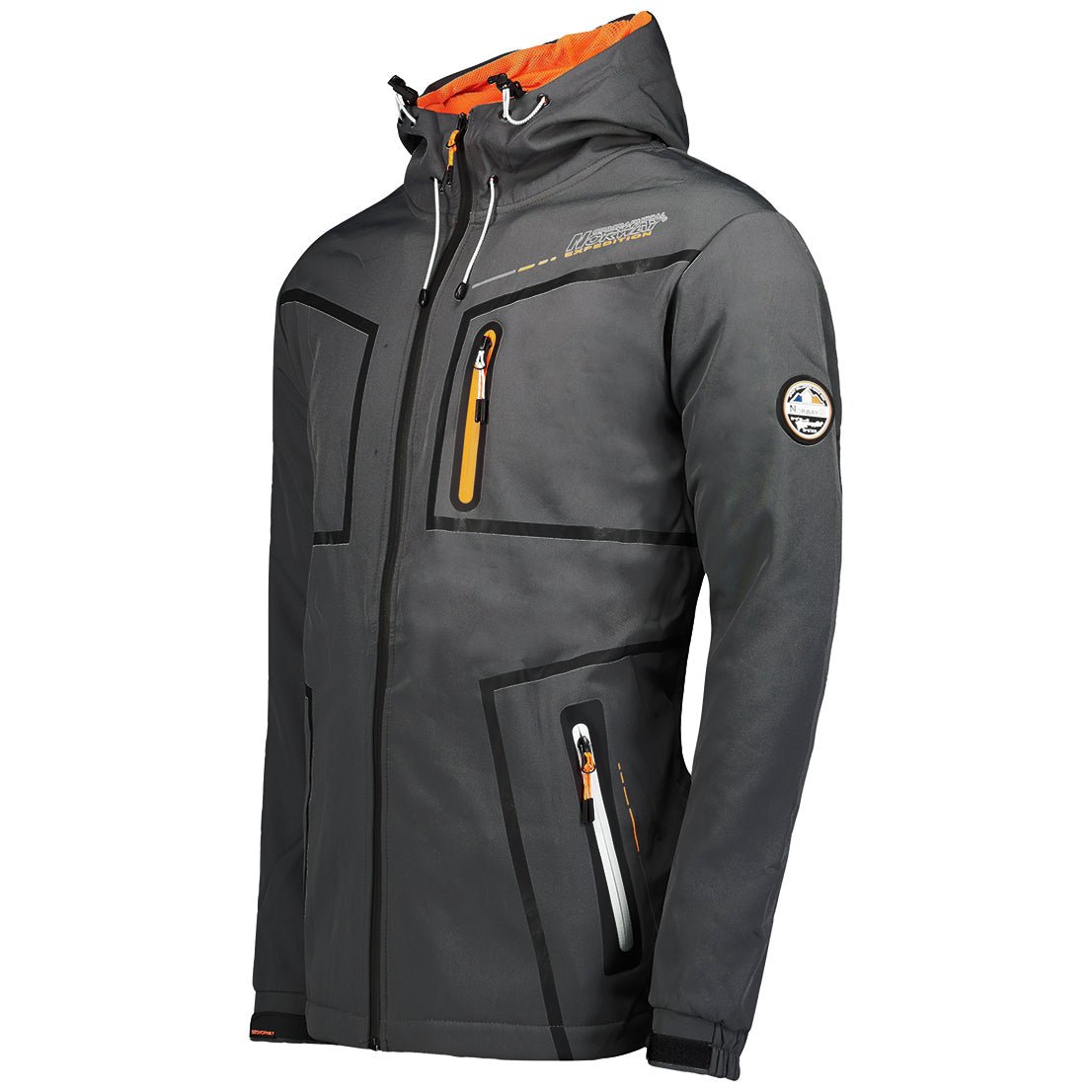 Geographical Norway Truello Homme - Softshell Gris Foncé - Geographical Norway - S Gris Foncé