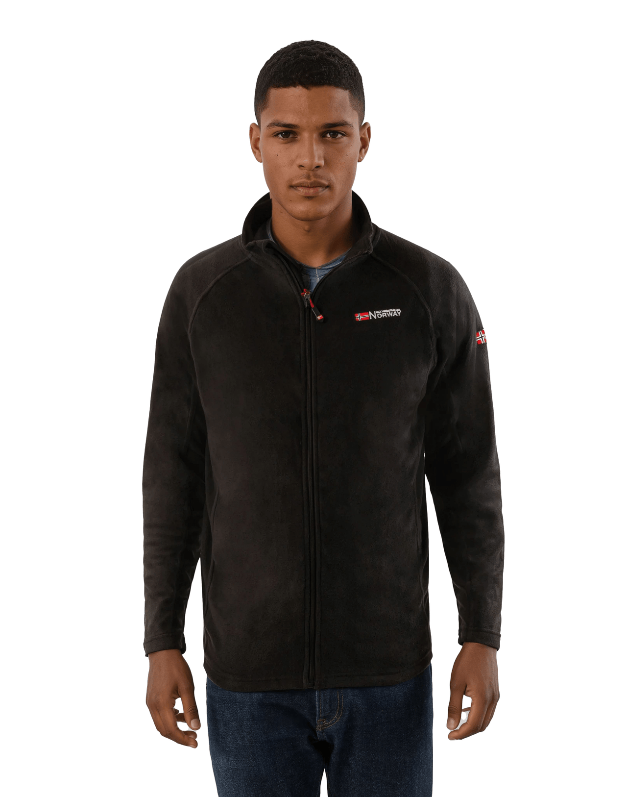 Geographical Norway Tug Fz Homme - Micro - polaire Noir - Geographical Norway - 3XL Noir