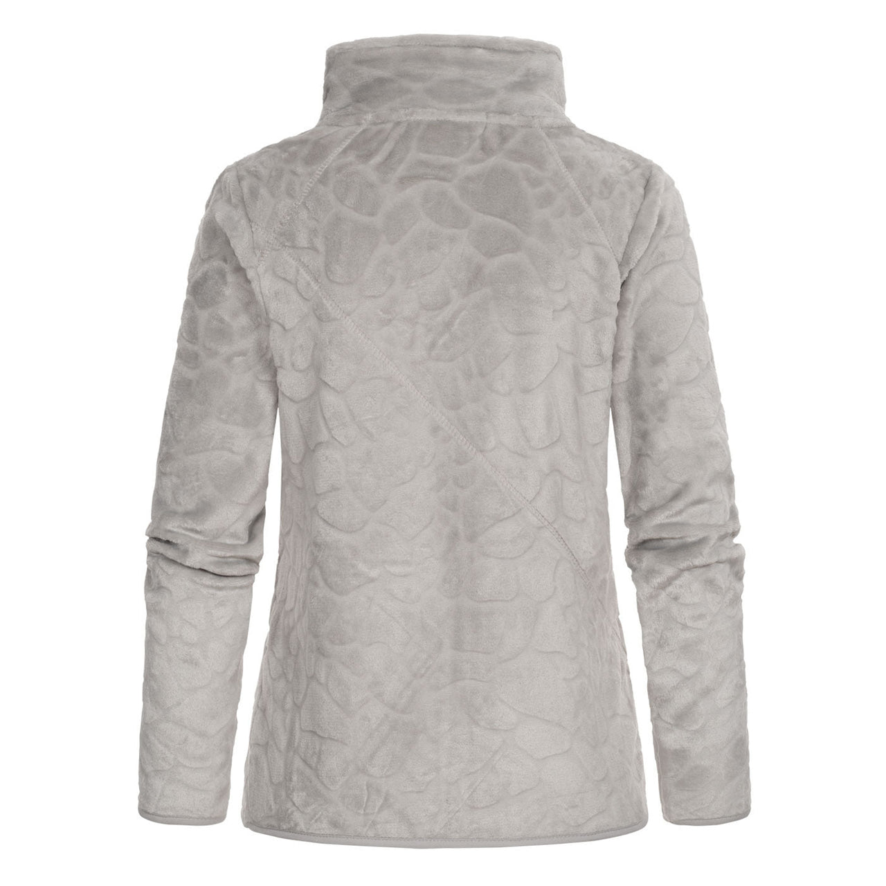 Geographical Norway Univers Femme - Polaire Avec Broderie sur la Poitrine et sur la Manche Gris Gris Clair - Geographical Norway - S Gris Clair