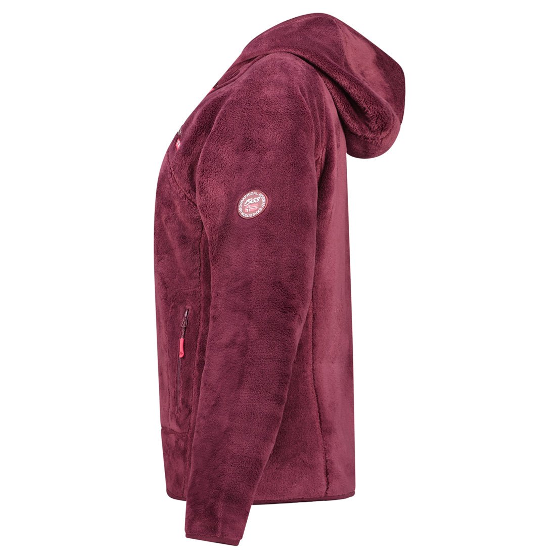 Geographical Norway Upalood Femme - Polaire zippée Bordeaux - Geographical Norway - S Bordeaux