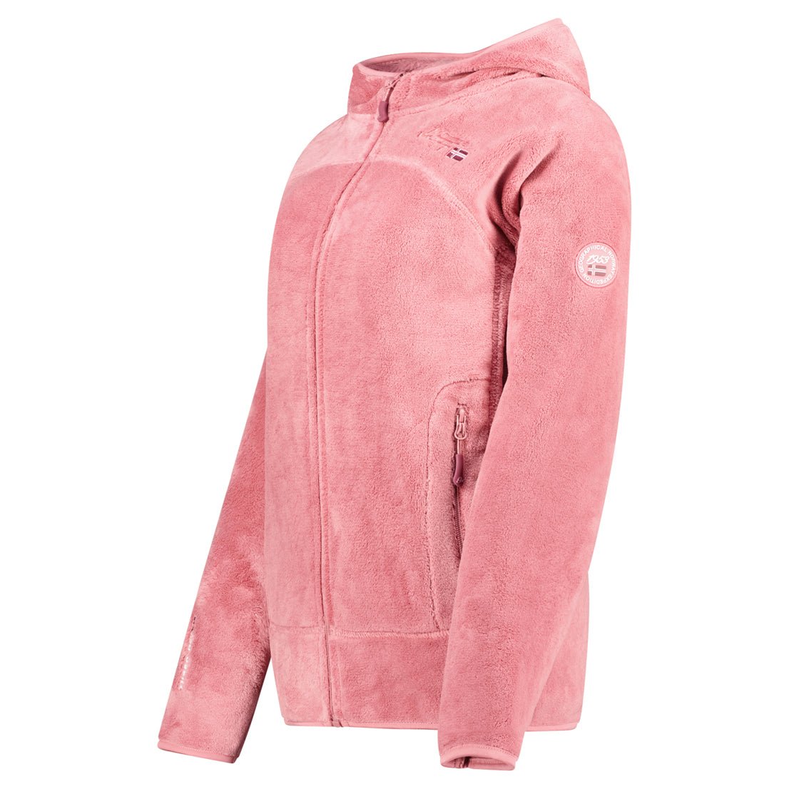 Geographical Norway Upalood Femme - Polaire zippée Rose Clair - Geographical Norway - S Rose Clair