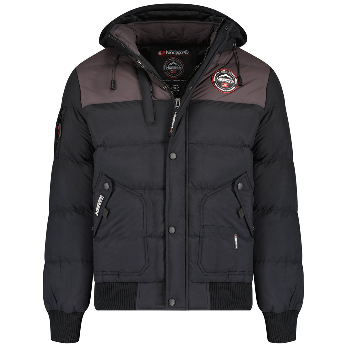 Geographical Norway Volva Homme - Doudoune matelassée Noir - Geographical Norway - S Noir