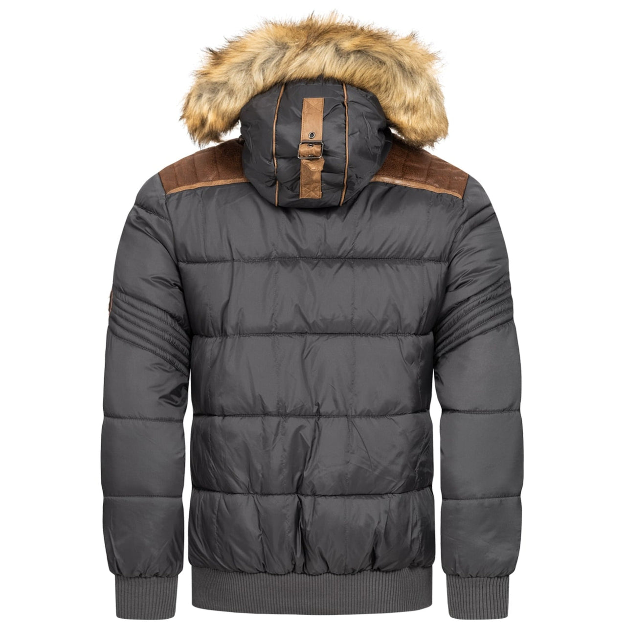 Geographical Norway Belphegore Homme - Gesteppte Daunenjacke Dunkelgrau - Geographical Norway - S Dunkelgrau