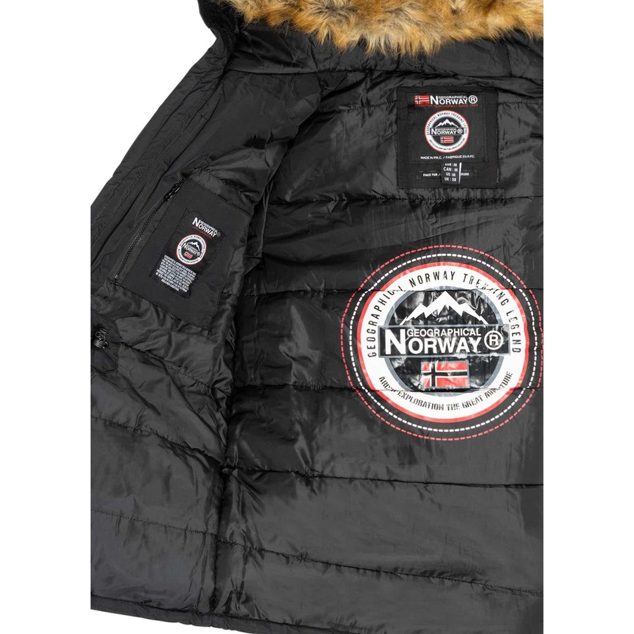 Geographical Norway Bottle Homme - Parka Schwarz - Geographical Norway - S Schwarz