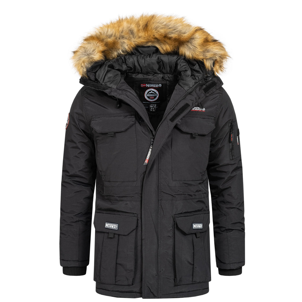 Geographical Norway Bottle Homme - Parka Schwarz - Geographical Norway - S Schwarz