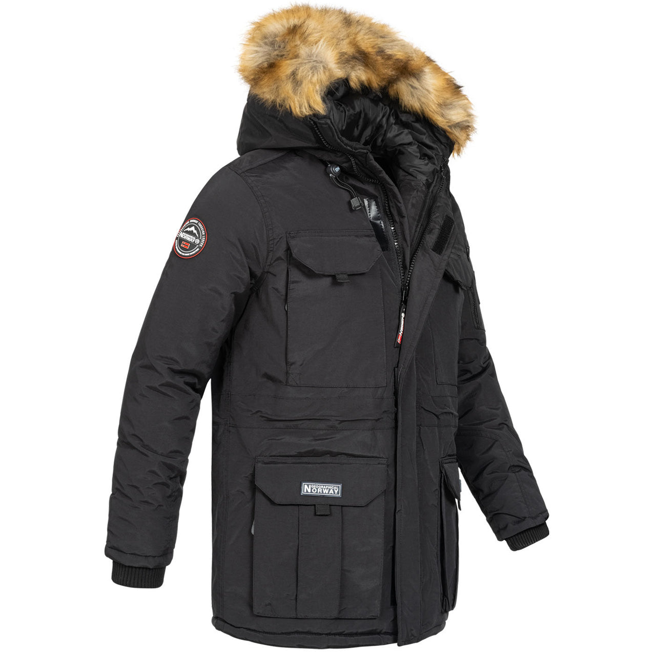 Geographical Norway Bottle Homme - Parka Schwarz - Geographical Norway - S Schwarz