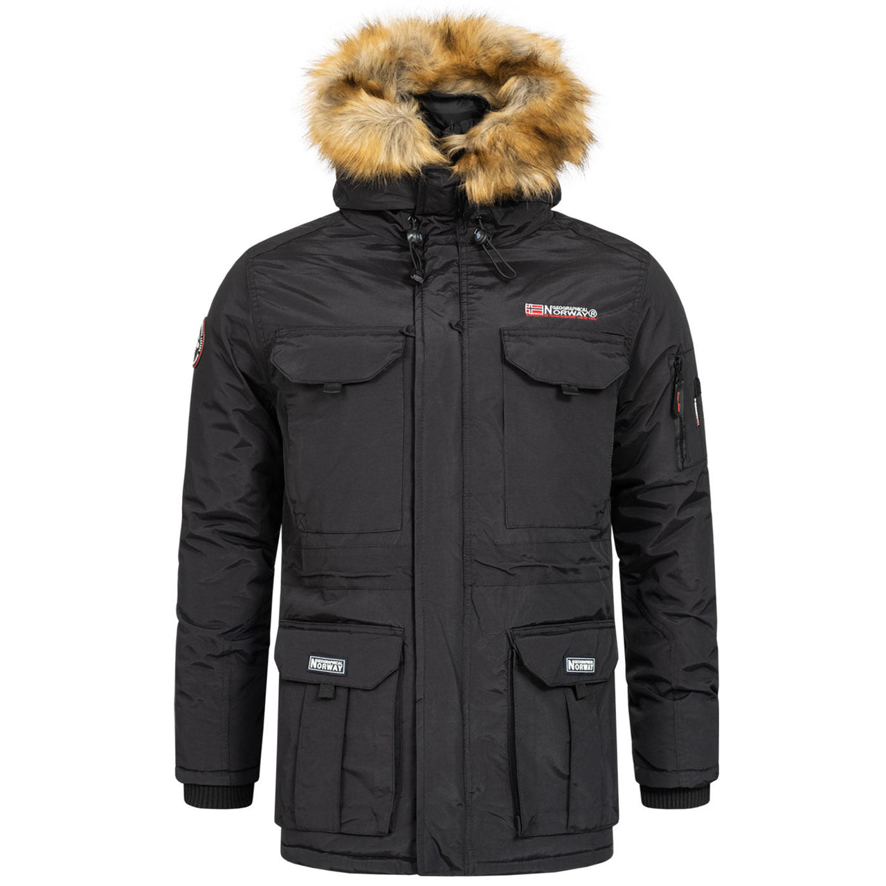 Geographical Norway Bottle Homme - Parka Schwarz - Geographical Norway - S Schwarz