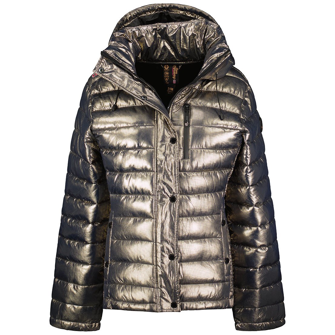 Geographical Norway Chani Damen - Glänzender Parka Gold - Geographical Norway - S Gold