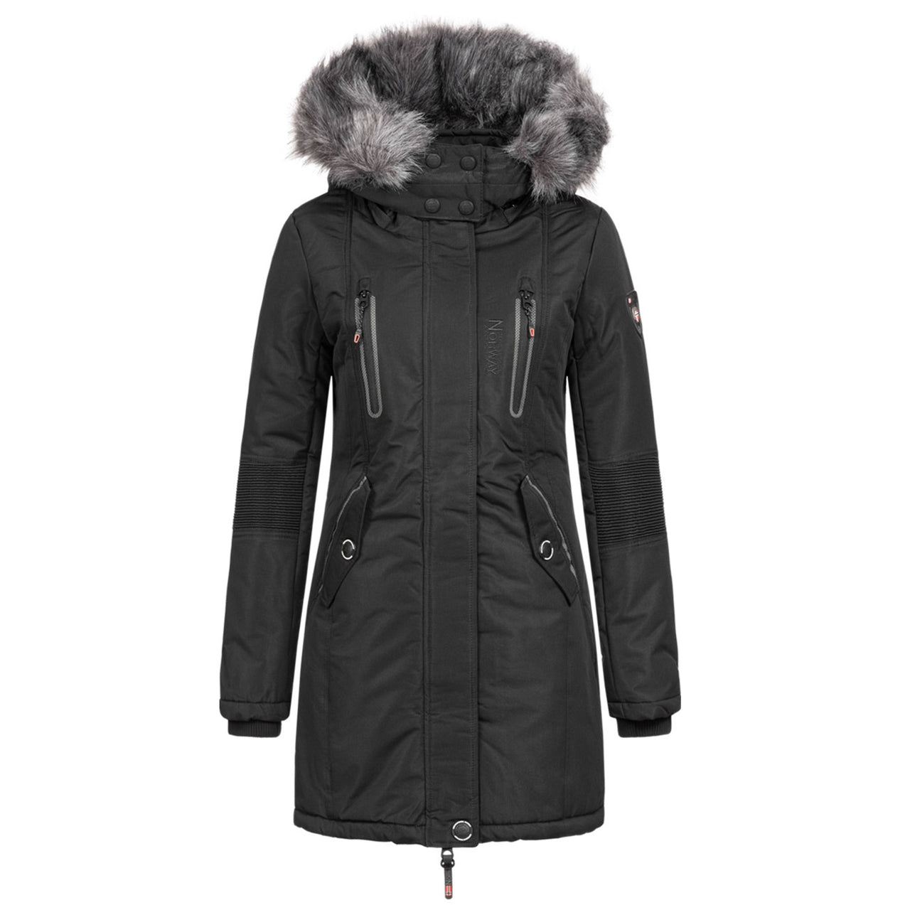 Geographical Norway Coraly Femme - Parka Schwarz - Geographical Norway - S Schwarz